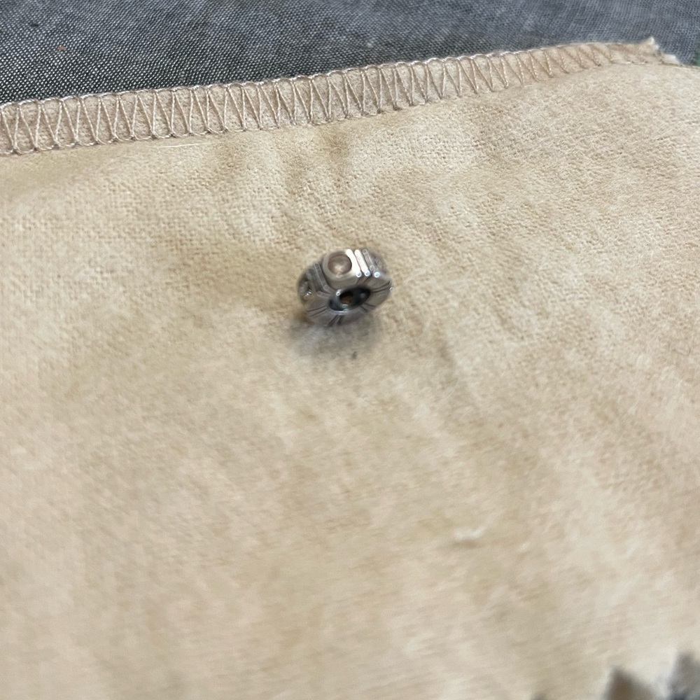 Pandora sterling and cz spacer bead